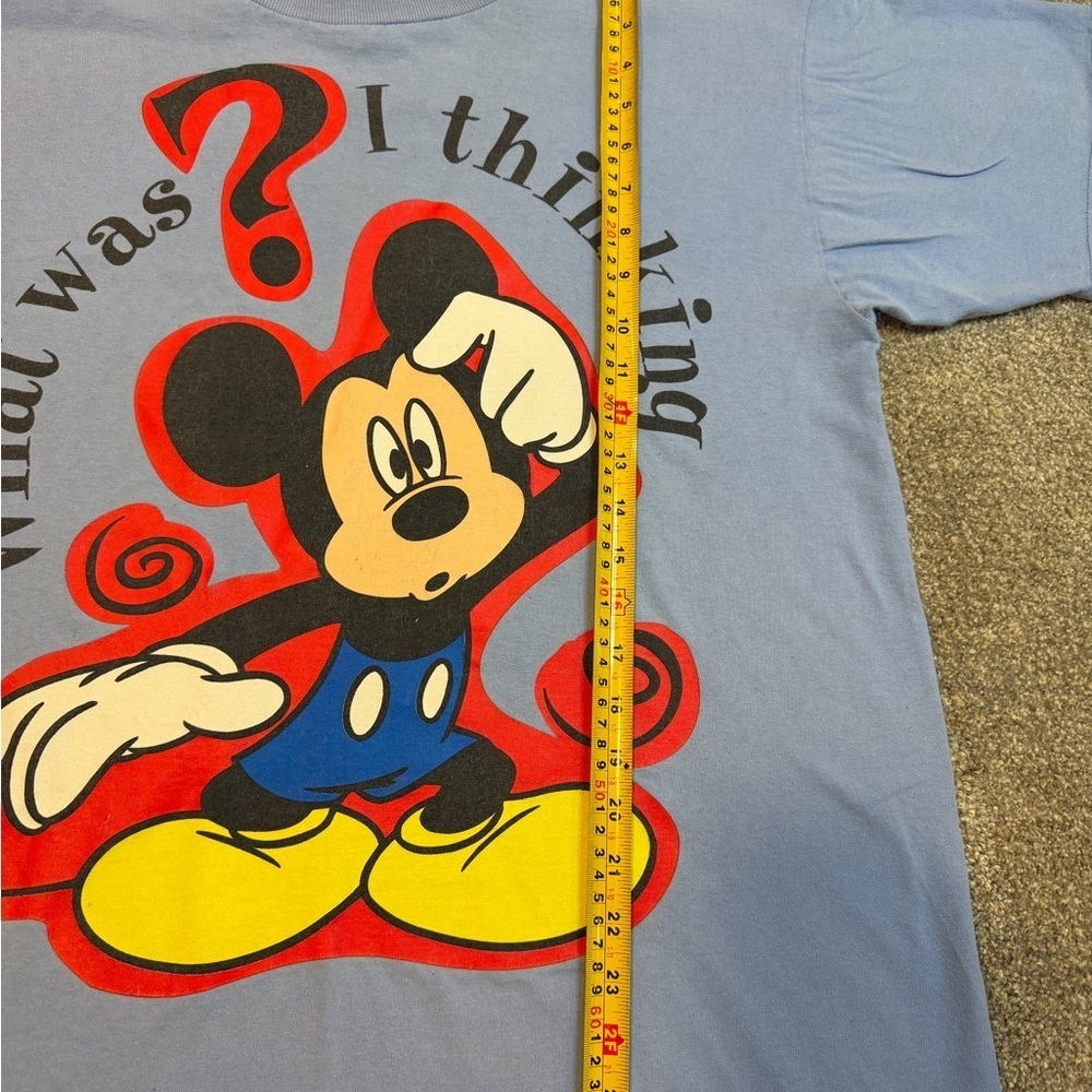 Vintage Mickey Unlimited “What Was I Thinking?” Tee – Size 1X - Picture 6 of 6